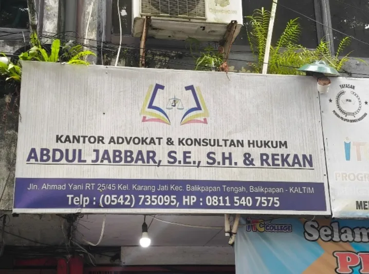 Advokat dan Konsultan Hukum Balikpapan | Abdul Jabbar, S.E., S.H. & Rekan