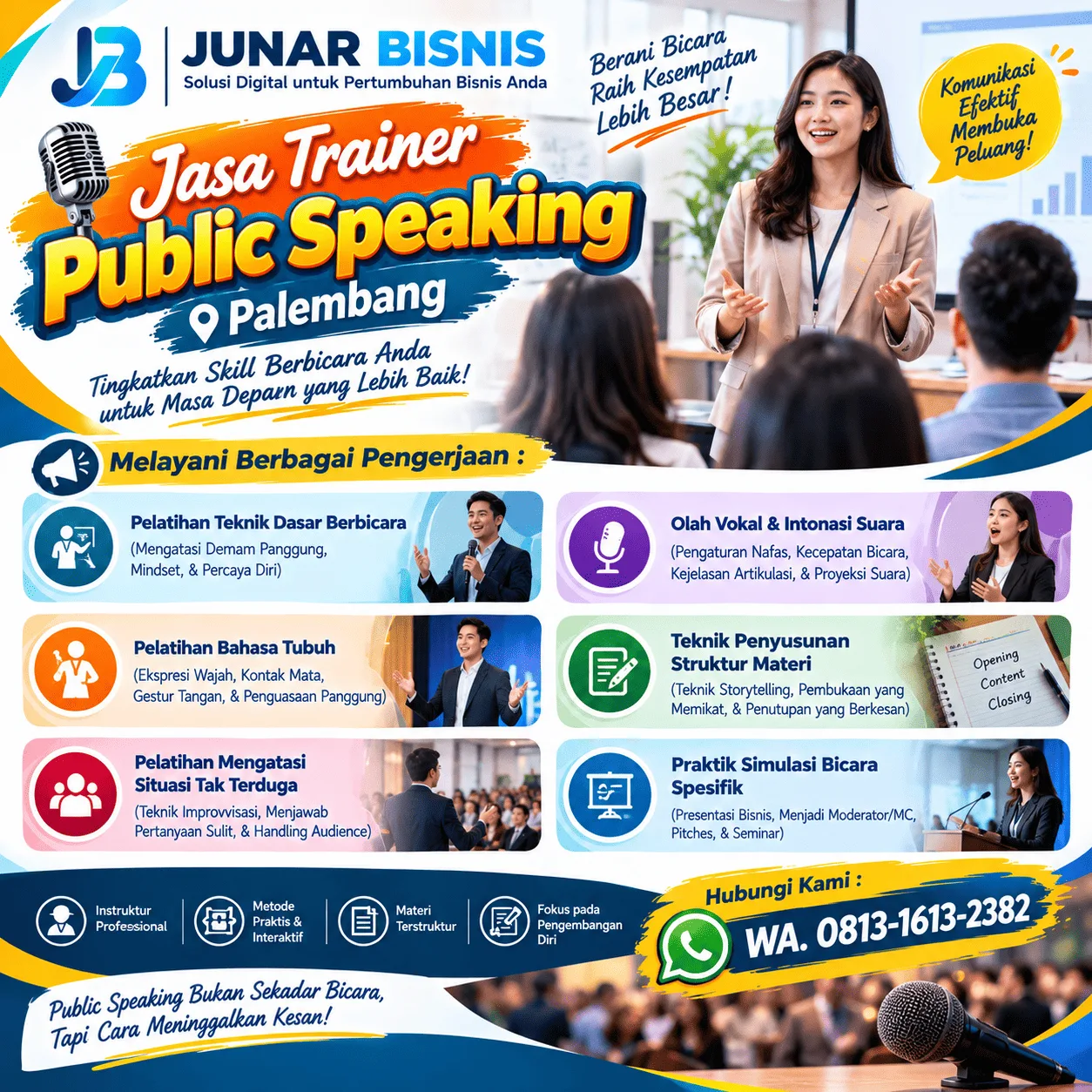 asa Trainer Public Speaking Palembang untuk Bicara Lebih Percaya Diri - gambar 7