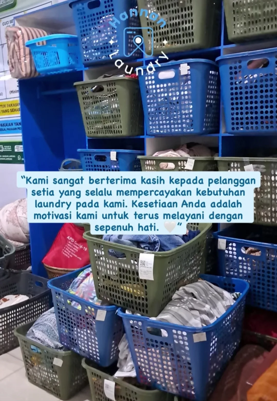 🧺 HANNAN LAUNDRY BANDAR LAMPUNG : Laundry Express, Laundry Satuan & Kiloan, Karpet, Bed Cover & Sepatu - gambar 4