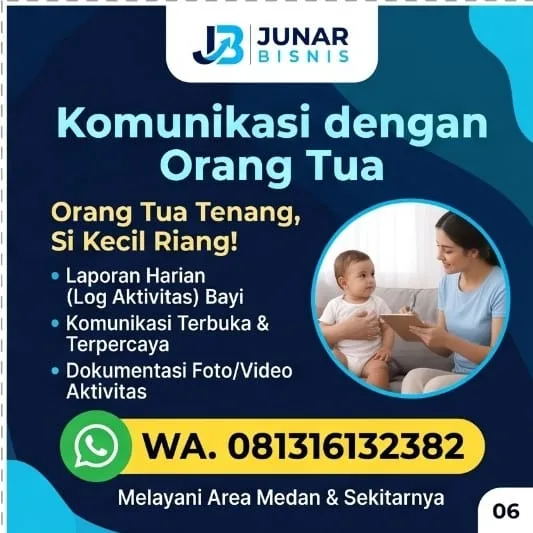 Jasa Baby Sitter Medan | Pendampingan Bayi, Rutinitas Harian & Komunikasi Keluarga — Junar Bisnis - gambar 6