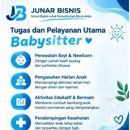 Jasa Babysitter Bandung | Pengasuh Bayi & Anak - Junar Bisnis - gambar 2