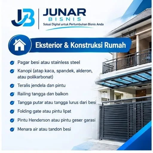 Jasa Bengkel Las Bandung | Junar Bisnis – Fabrikasi, Pasang & Perbaikan - gambar 2