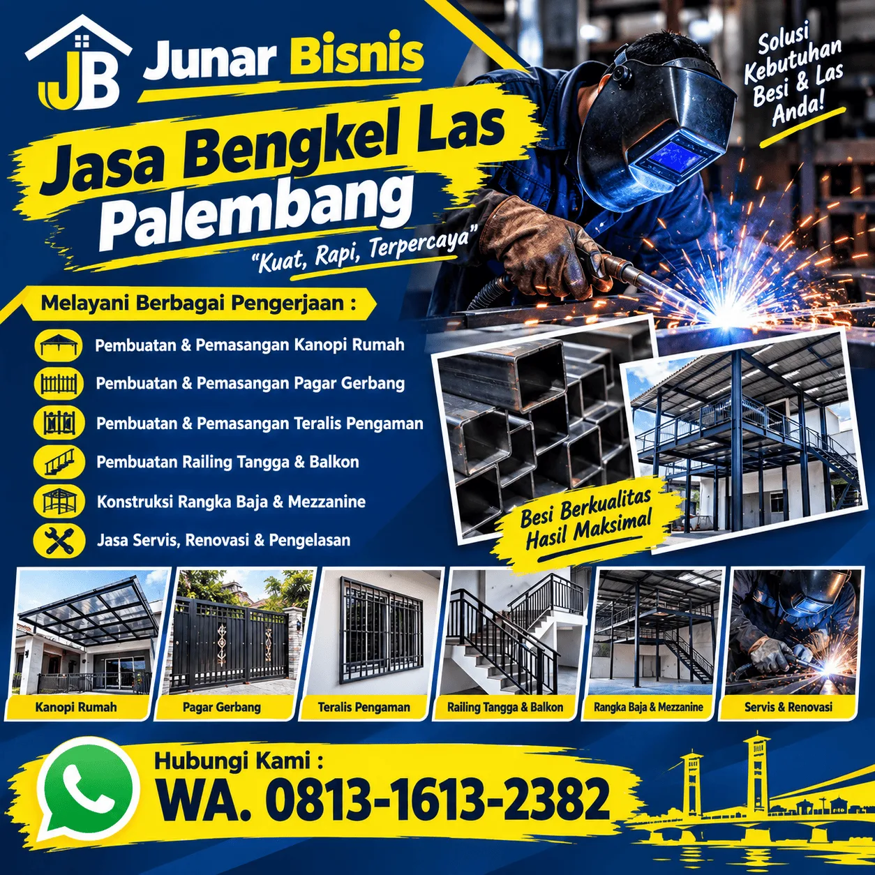 Jasa Bengkel Las Palembang