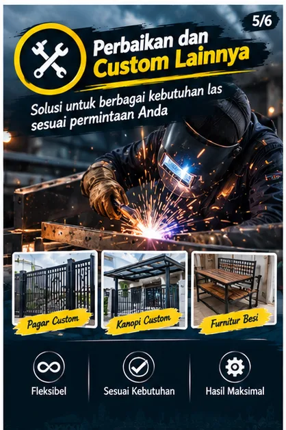 Jasa Bengkel Las Semarang | Junar Bisnis — Pagar, Kanopi, Teralis & Railing - gambar 5