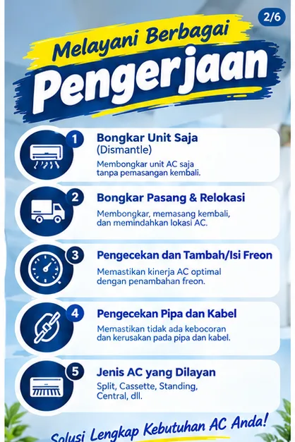 Jasa Bongkar AC Semarang & Jasa Bongkar AC Terdekat | Junar Bisnis - gambar 2
