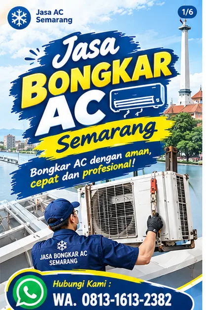 Jasa Bongkar AC Semarang & Jasa Bongkar AC Terdekat | Junar Bisnis