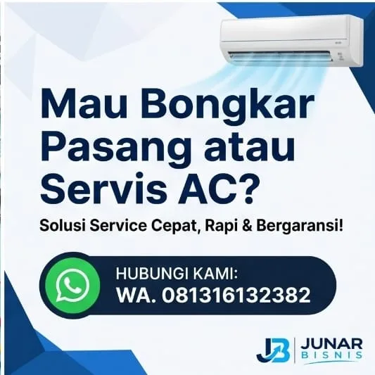 Jasa Bongkar Pasang AC Bandung | Junar Bisnis – Relokasi, Instalasi & Servis - gambar 6