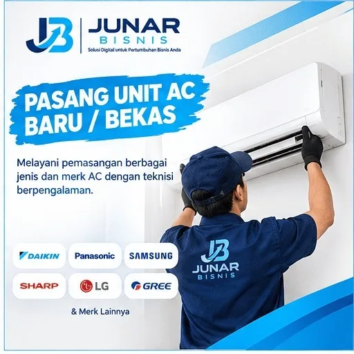 Jasa Bongkar Pasang AC Medan | Pasang, Relokasi & Survei — Junar Bisnis - gambar 3