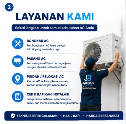 Jasa Bongkar Pasang AC Surabaya Profesional untuk Pindah, Relokasi & Pasang Baru | Junar Bisnis - gambar 2