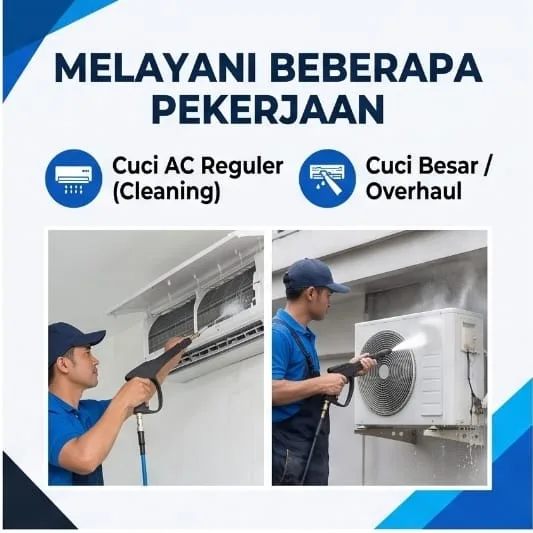 Jasa Cuci AC Bandung | Junar Bisnis – Cuci Reguler, Overhaul & Perbaikan - gambar 2