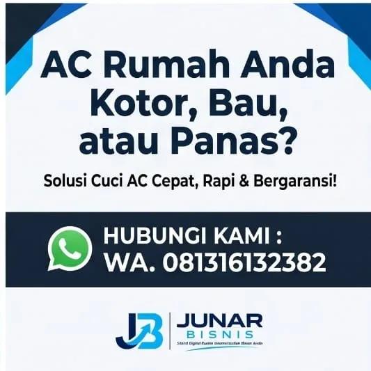 Jasa Cuci AC Bandung | Junar Bisnis – Cuci Reguler, Overhaul & Perbaikan - gambar 6