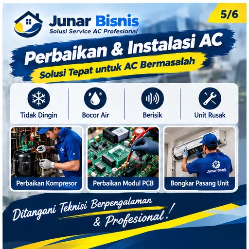 Jasa Cuci AC Palembang Bersih, Nyaman, Lebih Terawat - gambar 3