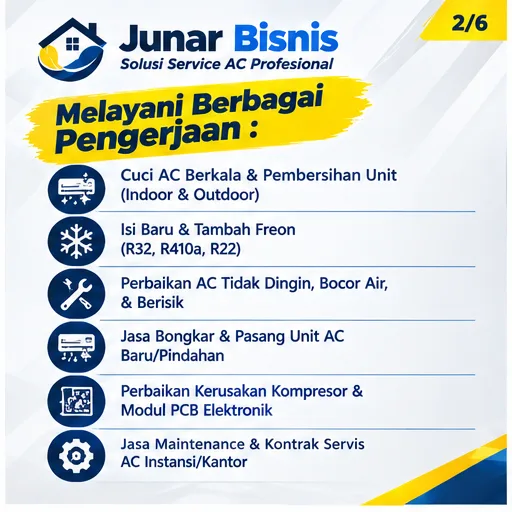 Jasa Cuci AC Palembang Bersih, Nyaman, Lebih Terawat - gambar 6