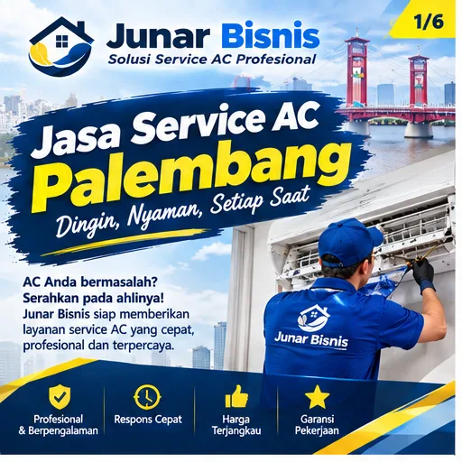 Jasa Cuci AC Palembang Bersih, Nyaman, Lebih Terawat - gambar 7