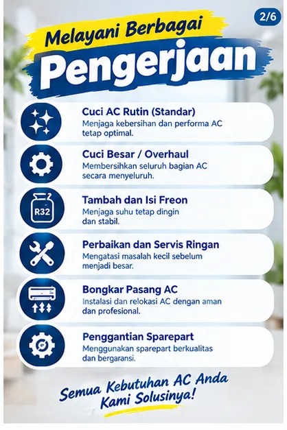 Jasa Cuci AC Semarang | Junar Bisnis — Cuci, Perbaikan & Bongkar Pasang - gambar 2