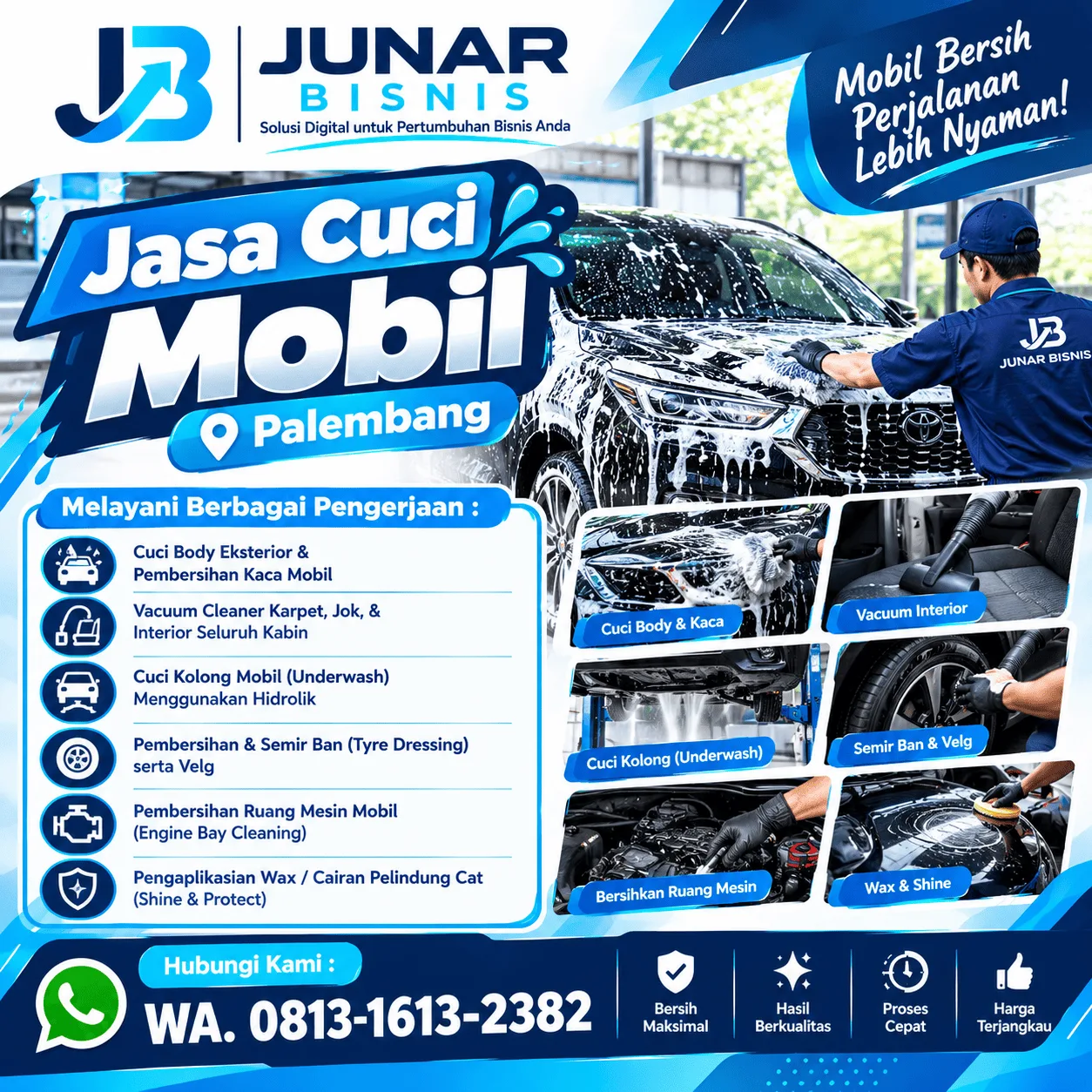 Jasa Cuci Mobil Palembang untuk Kendaraan yang Bersih dan Terawat