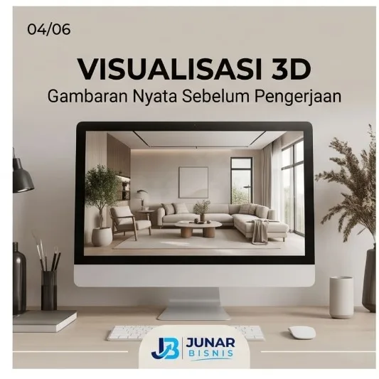 Jasa Desain Interior Medan | Konsultasi, Konsep & Visualisasi 3D — Junar Bisnis - gambar 4