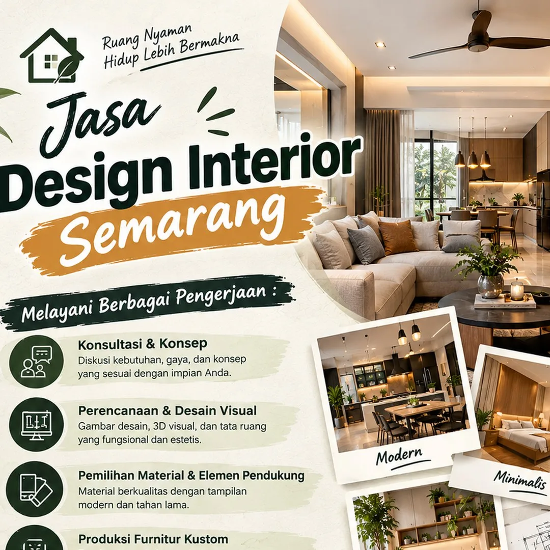 Jasa Design Interior Semarang | Junar Bisnis — Konsep, Custom Furniture & Design Build