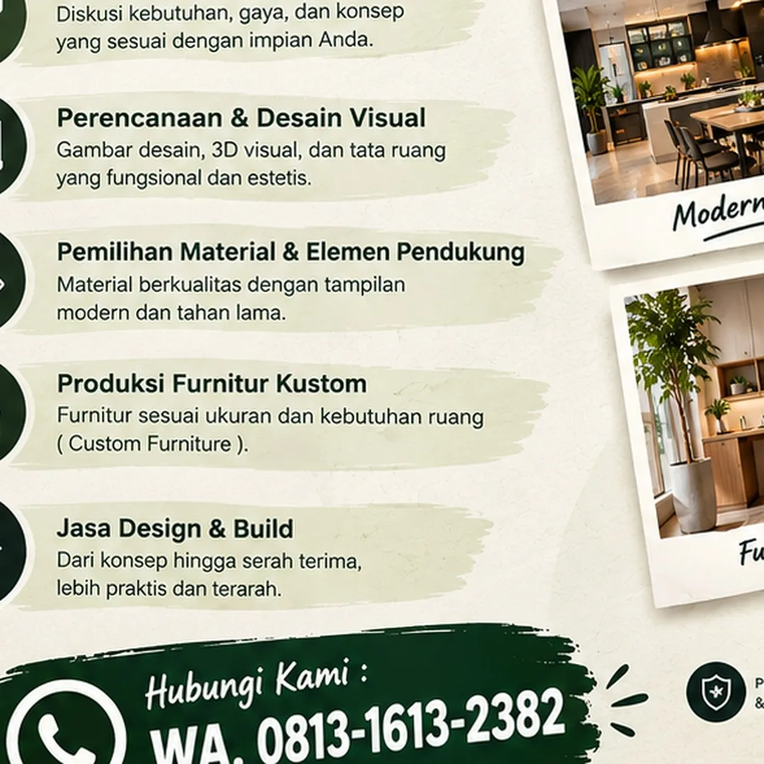 Jasa Design Interior Semarang | Junar Bisnis — Konsep, Custom Furniture & Design Build - gambar 4