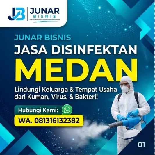 Jasa Disinfektan Medan | Disinfeksi Permukaan Rumah, Kantor & Area Usaha — Junar Bisnis