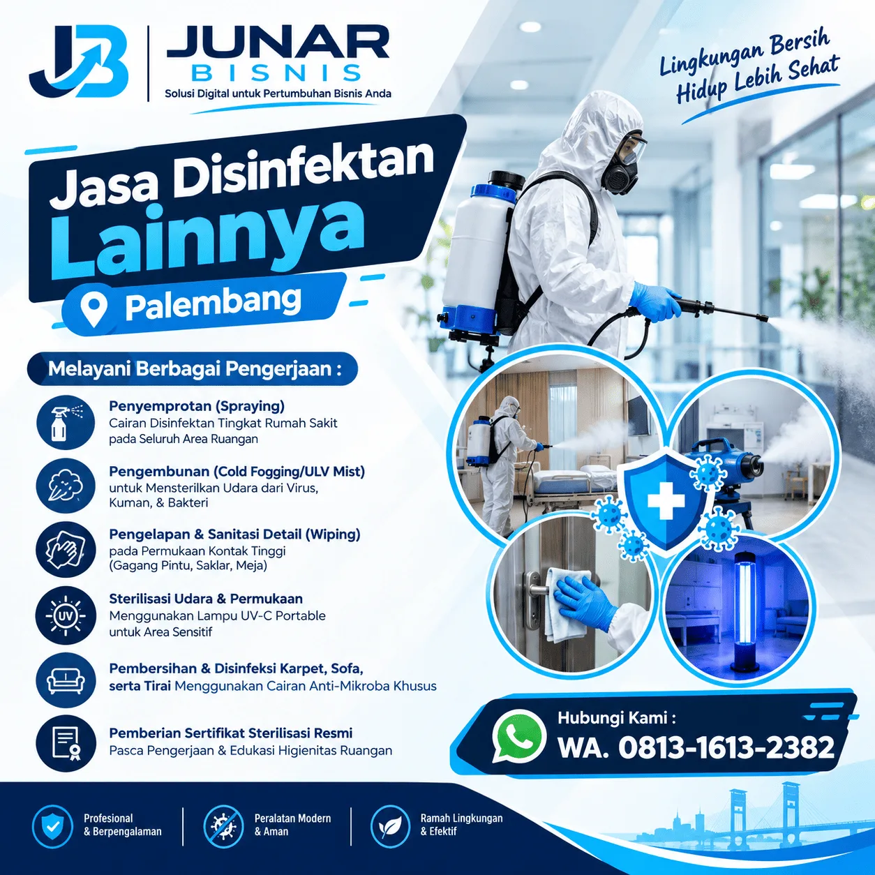 Jasa Disinfektan Palembang untuk Rumah, Kantor & Area Usaha - gambar 7