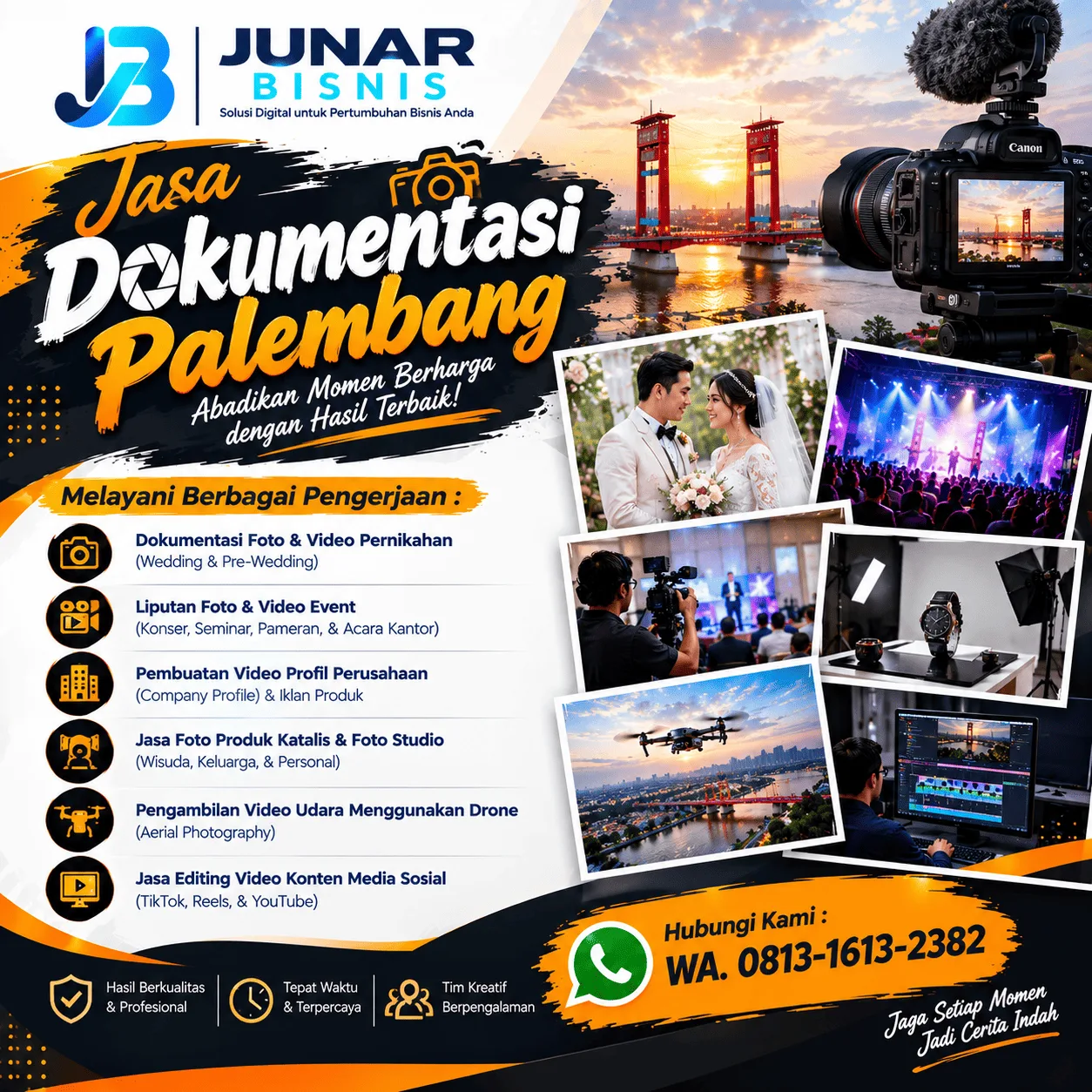 Jasa Dokumentasi Palembang untuk Momen yang Layak Dikenang