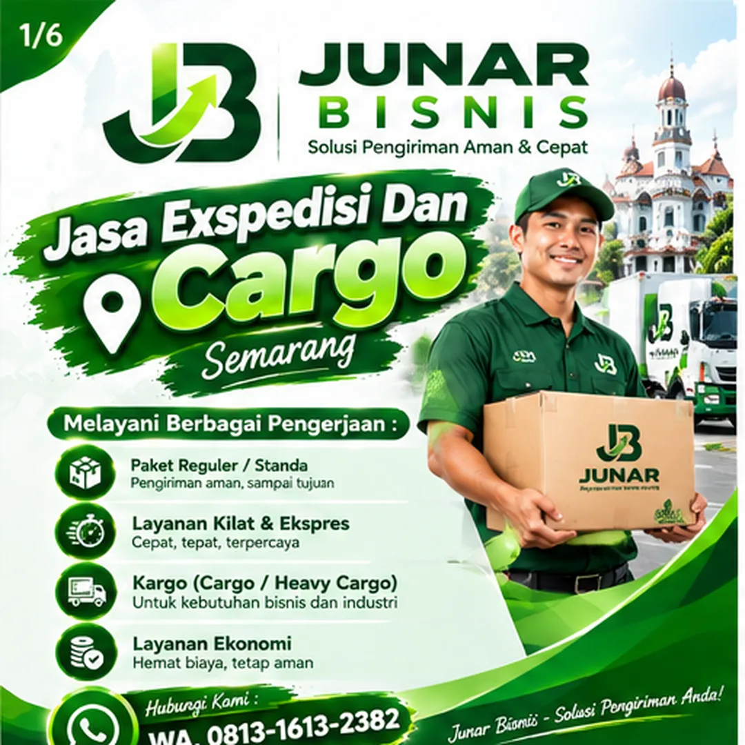 Jasa Ekspedisi dan Cargo Semarang untuk Paket & Barang Besar | Junar Bisnis