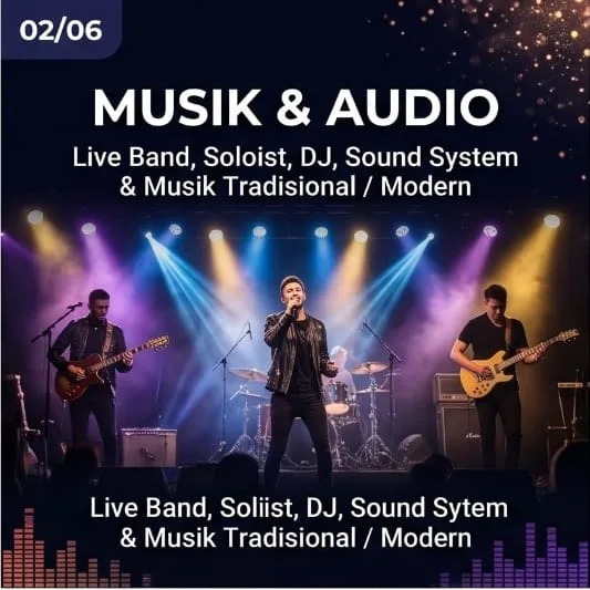 Jasa Entertainment Medan untuk Musik, MC & Dokumentasi | Junar Bisnis - gambar 2
