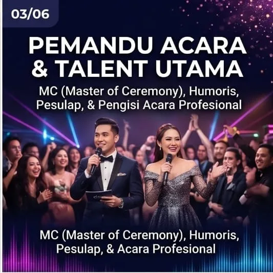 Jasa Entertainment Medan untuk Musik, MC & Dokumentasi | Junar Bisnis - gambar 3