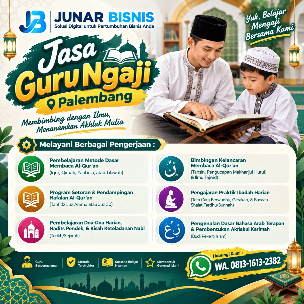 Jasa Guru Ngaji Palembang untuk Belajar dengan Lebih Terarah