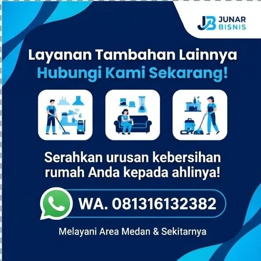 Jasa Home Cleaning Medan | Pembersihan Harian, Deep Cleaning & AC Care — Junar Bisnis - gambar 6