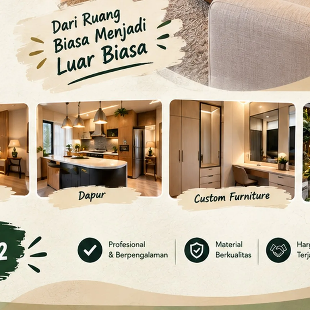 Jasa Interior Rumah Semarang | Junar Bisnis — Desain, Furnitur Custom & Renovasi - gambar 5
