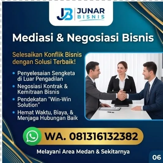 Jasa Konsultan Hukum Medan | Konsultasi, Dokumen, Audit & Kepatuhan — Junar Bisnis - gambar 6