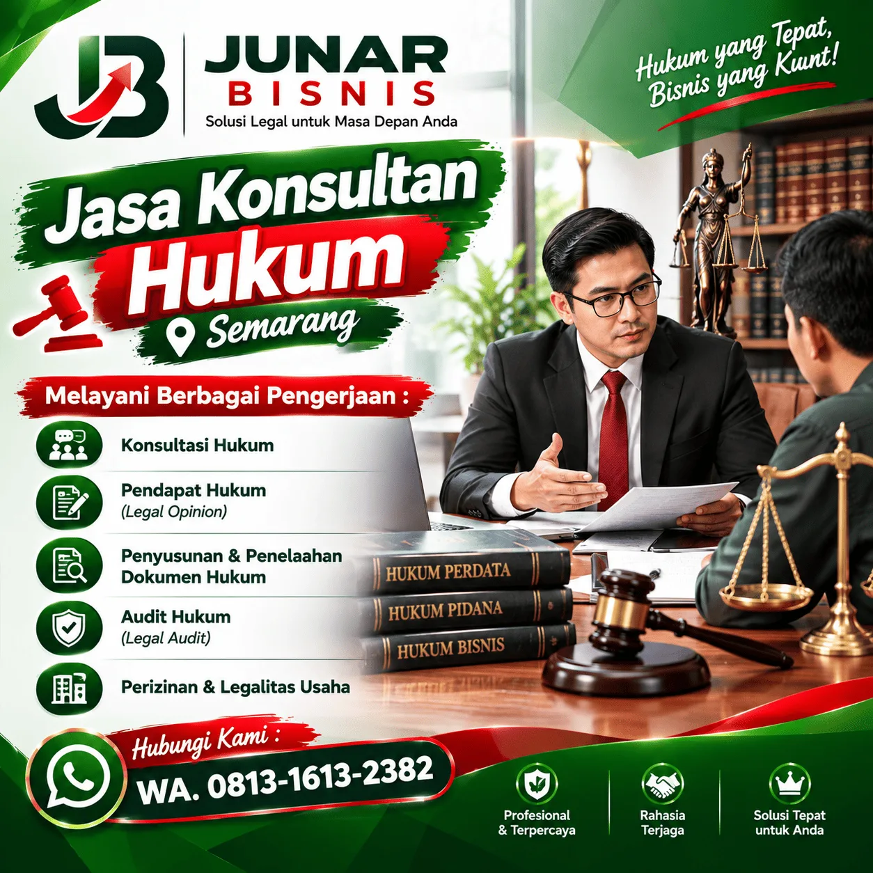 Jasa Konsultan Hukum Semarang untuk Bisnis | Junar Bisnis<