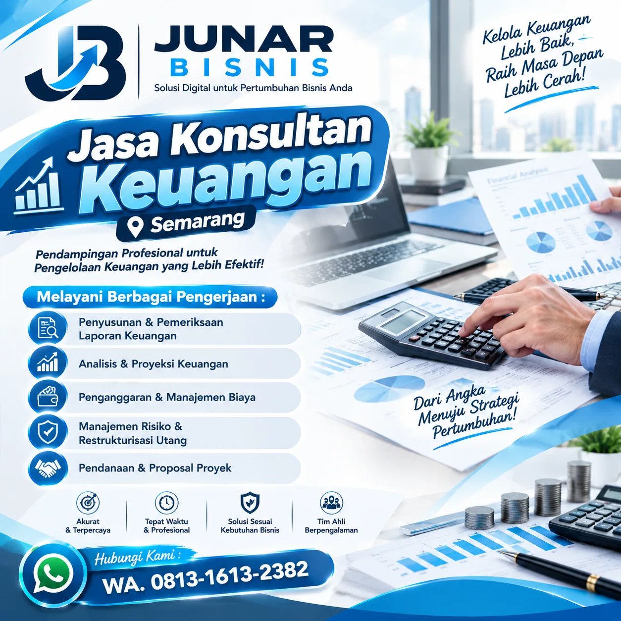 Jasa Konsultan Keuangan Semarang untuk Bisnis | Junar Bisnis