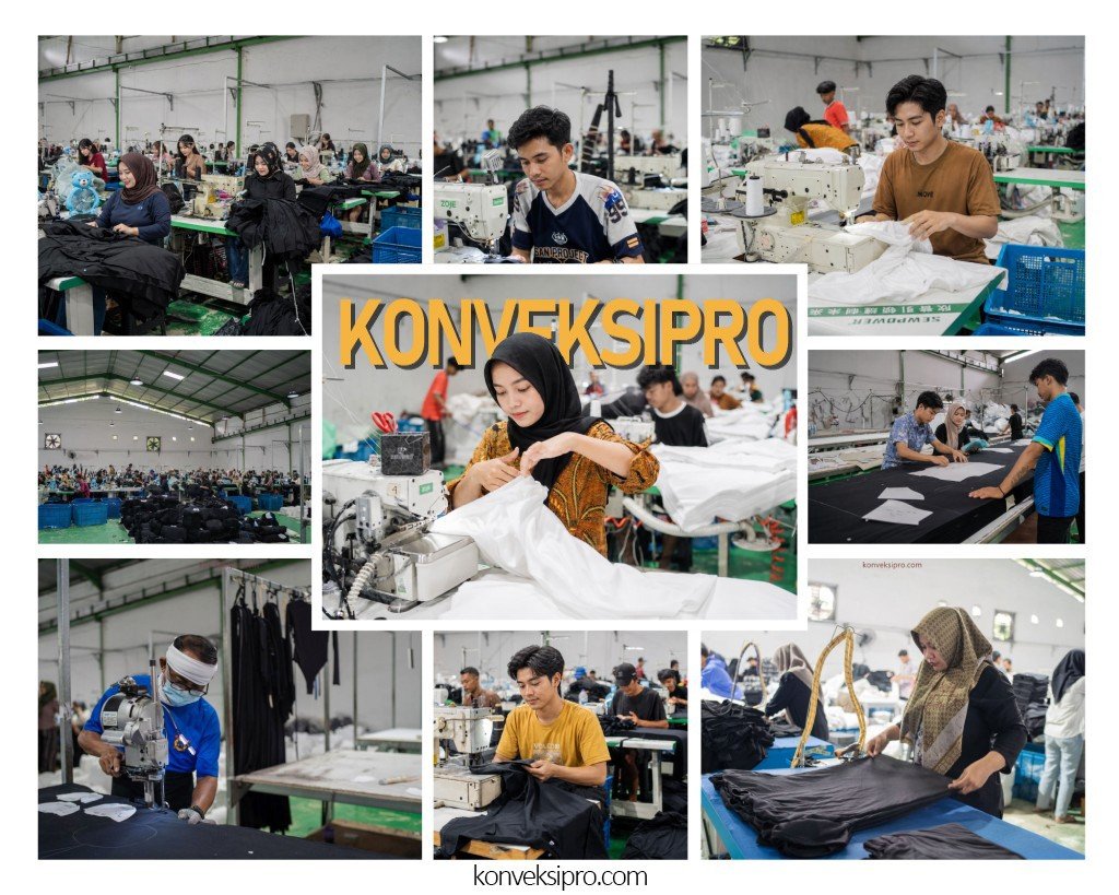 Jasa Konveksi Tangerang Profesional – Seragam, Kaos, Jersey, Jaket | Konveksipro.com