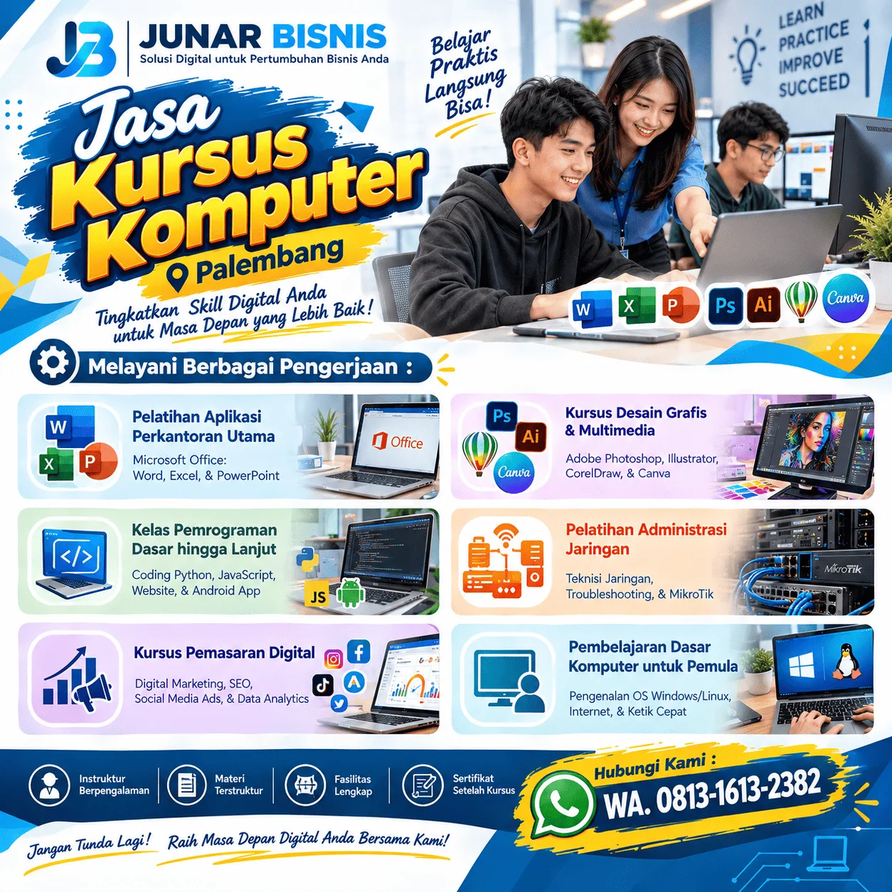 Jasa Kursus Komputer Palembang untuk Skill Digital yang Siap Dipakai - gambar 7
