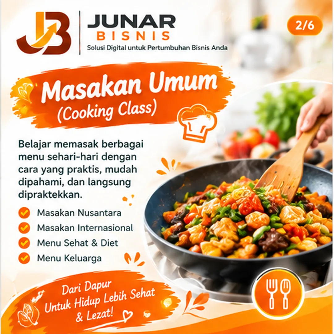 Jasa Kursus Masak Semarang | Junar Bisnis - gambar 3