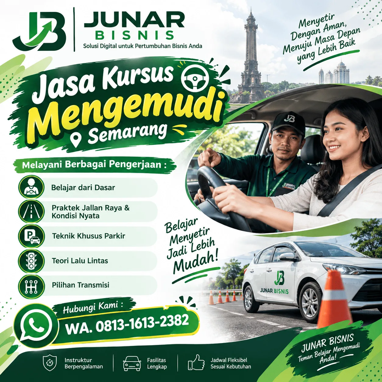 Jasa Kursus Mengemudi Semarang | Junar Bisnis