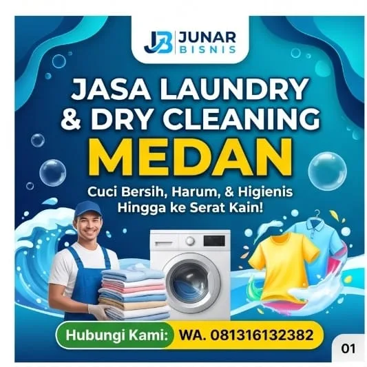 Jasa Laundry dan Dry Cleaning Medan | Laundry Kiloan, Cuci Kering & Perawatan Tekstil — Junar Bisnis