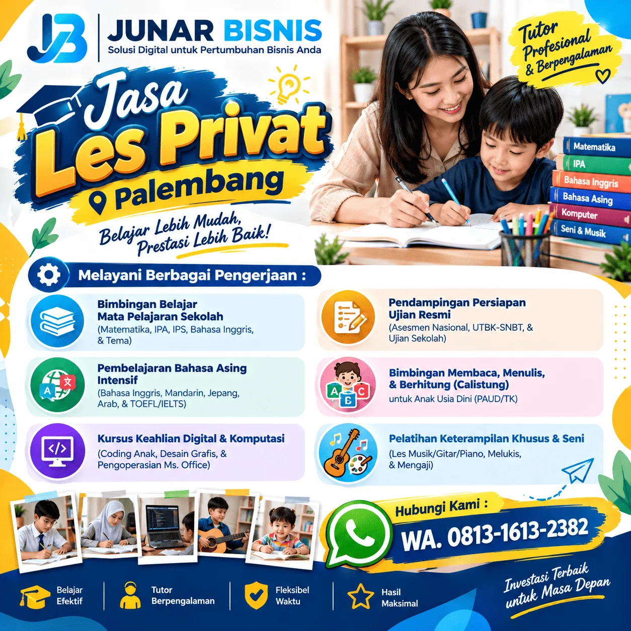 Jasa Les Privat Palembang untuk Belajar Lebih Terarah