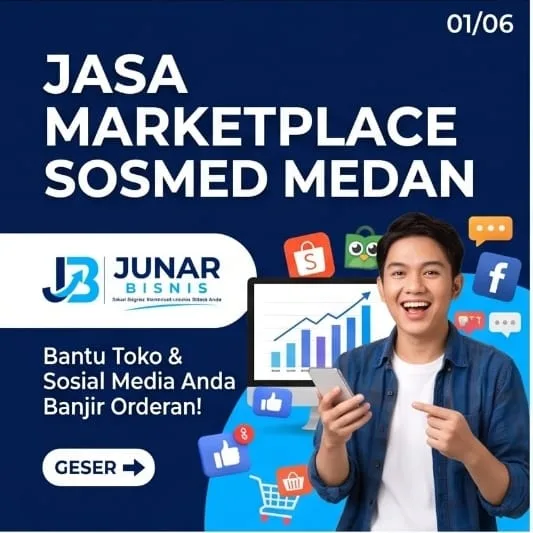 Jasa Marketplace Sosmed Medan | Pengelolaan Toko Online & Media Sosial — Junar Bisnis