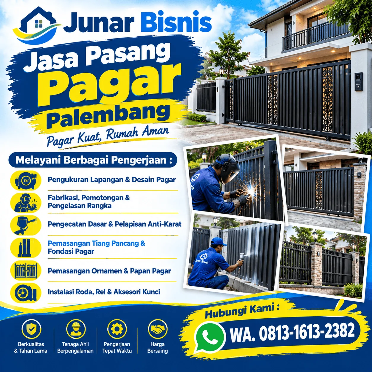 Jasa Pasang Pagar Palembang - gambar 7