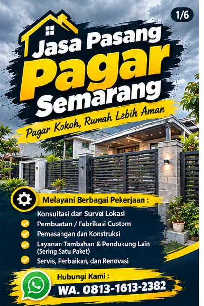 Jasa Pasang Pagar Semarang | Junar Bisnis — Konsultasi, Fabrikasi & Renovasi
