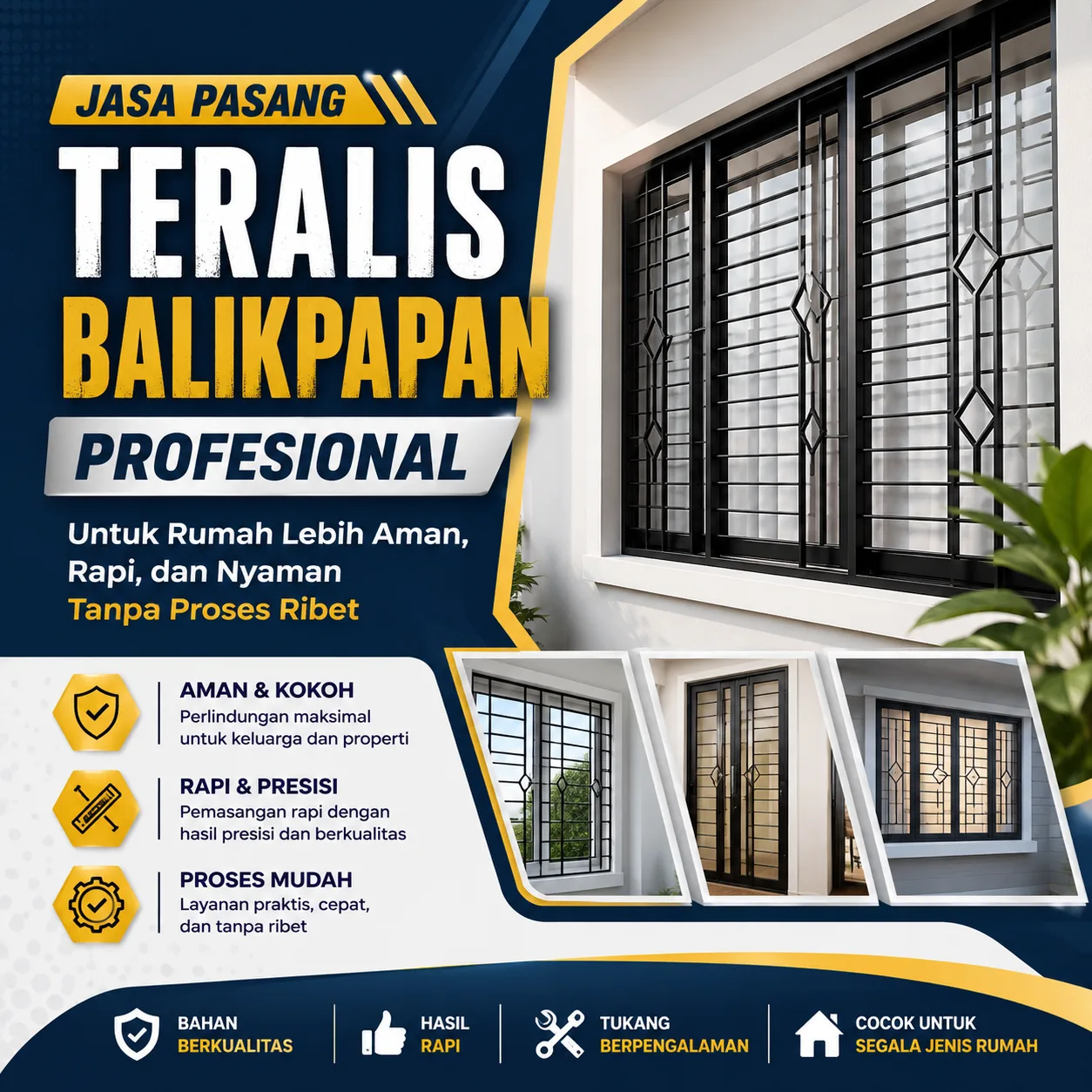 Jasa Pasang Teralis Balikpapan Profesional untuk Rumah Lebih Aman, Rapi, dan Nyaman Tanpa Proses Ribet