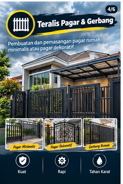 Jasa Pasang Teralis Semarang | Junar Bisnis — Jendela, Pintu, Pagar & Railing - gambar 4