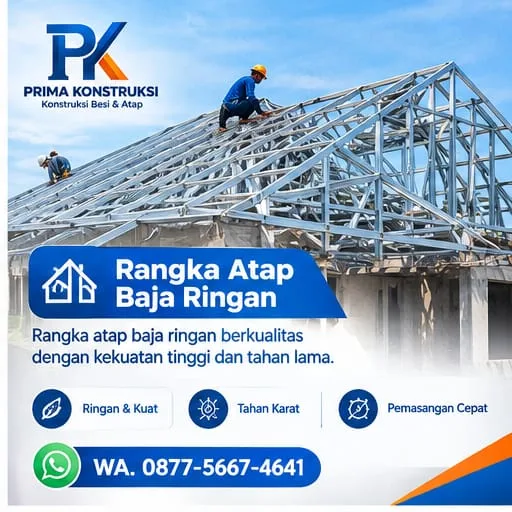 Jasa Pemasangan Kanopi, Baja Ringan, Pagar Besi, Teralis, Railing, Balkon & Atap Jabodetabek - Prima Konstruksi - gambar 5