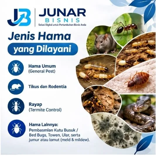 Jasa Pembasmi Hama Bandung untuk Rumah & Usaha | Junar Bisnis - gambar 2