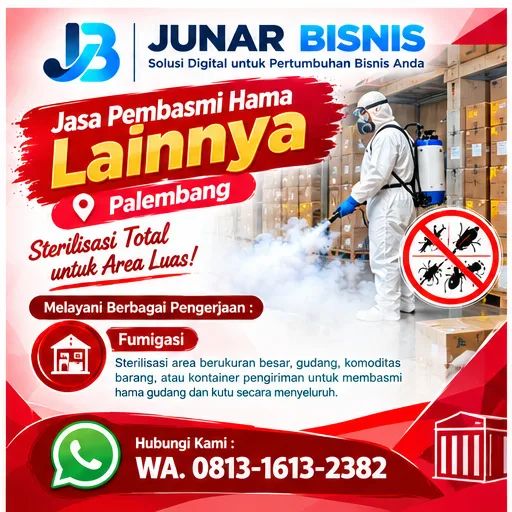 Jasa Pembasmi Hama Palembang untuk Rumah, Usaha & Gudang - gambar 6