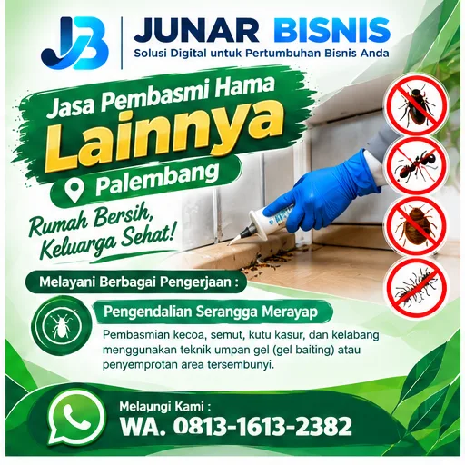 Jasa Pembasmi Hama Palembang untuk Rumah, Usaha & Gudang - gambar 3